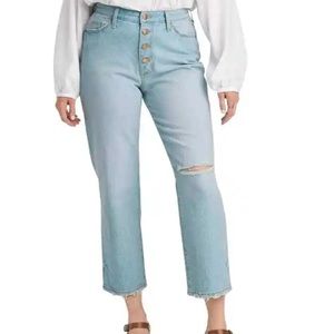 Universal Thread Curvy Vintage Straight Leg Jeans. Size 4. New.